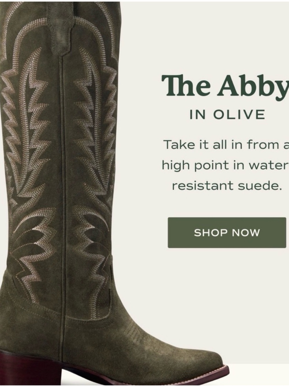 ISO - Tecovas Olive Abby 6.5